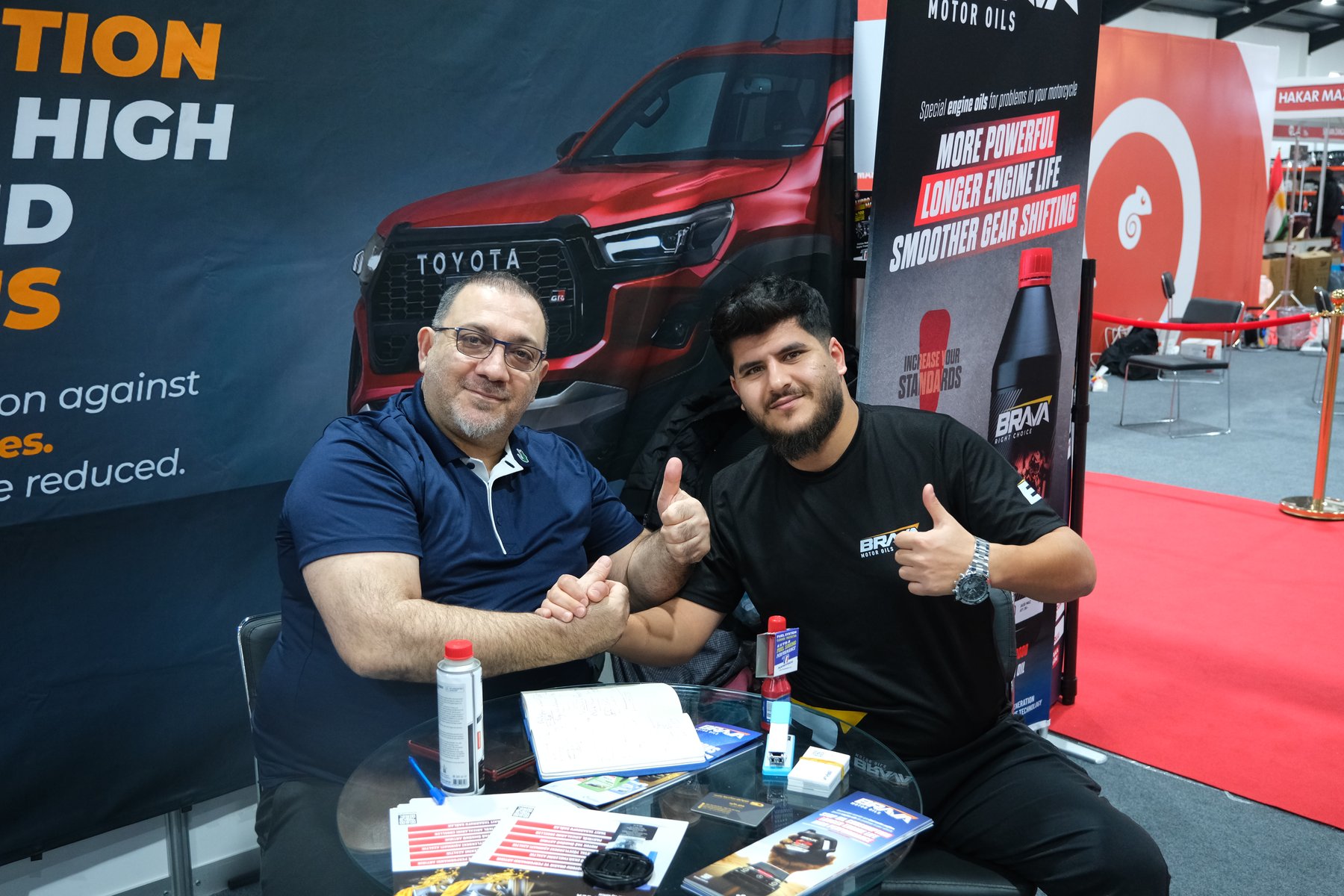 Agreement reached at the Brava stand